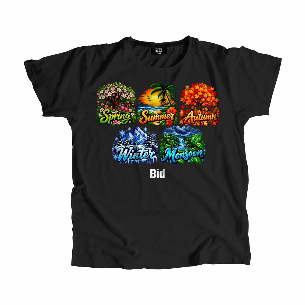 Bid Town Seasons Men Women Unisex T-Shirts, Crop Tops, Hoodies & Sweatshirts
